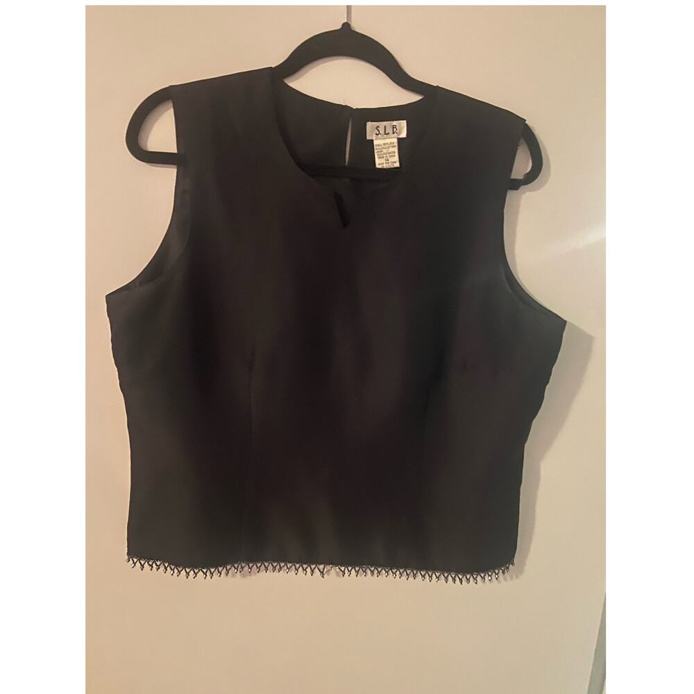 S.L.B Silk Crop Top - Size 14